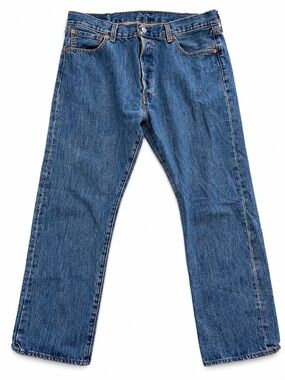 Levi’s 501 Men’s Jeans 36x29 Original Fit Button Fly Straight Leg Medium Wash